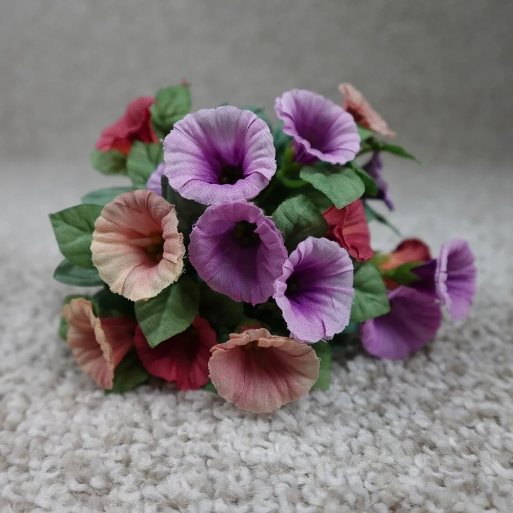 Longaberger 2007 Collectors Club May Series Miniature Petunia Basket Set Boxed
